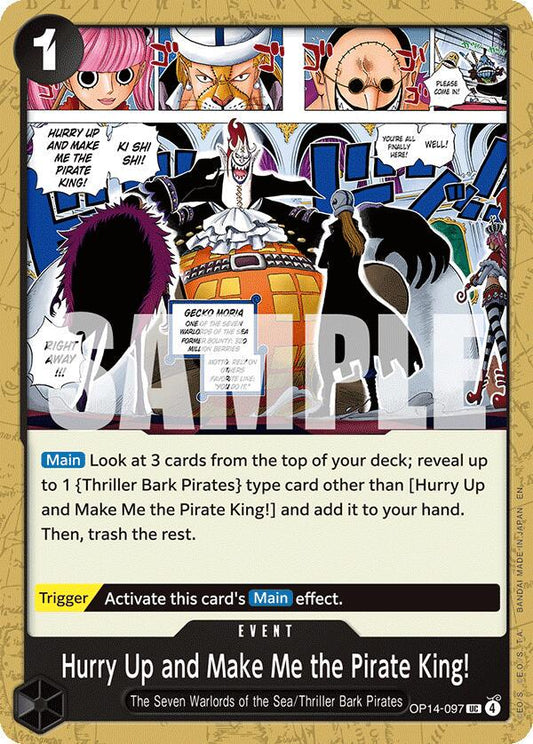 Hurry Up And Make Me The Pirate King