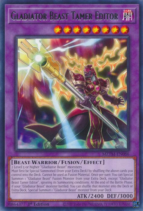 Gladiator Beast Tamer Editor MZTM-EN086