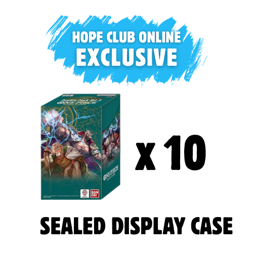 HCO EXCLUSIVE BUNDLE: One Piece CG: Two Legends DP-05 Double Pack Display Case SEALED