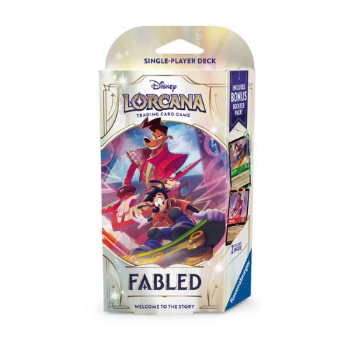 Disney Lorcana: Set 09 - Fabled Starter Deck Goof Troop Hope Club Collectibles Disney Lorcana: Set 09 - Fabled Starter Deck Goof Troop Hope Club Collectibles