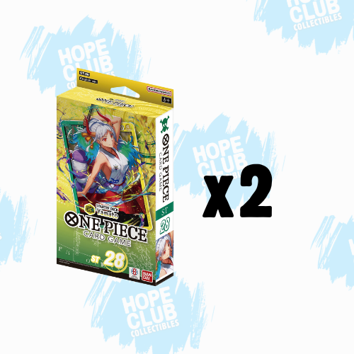 HCO LIMITED BUNDLE: One Piece CG: ST-28 Yamato Starter Deck Bundle of 2