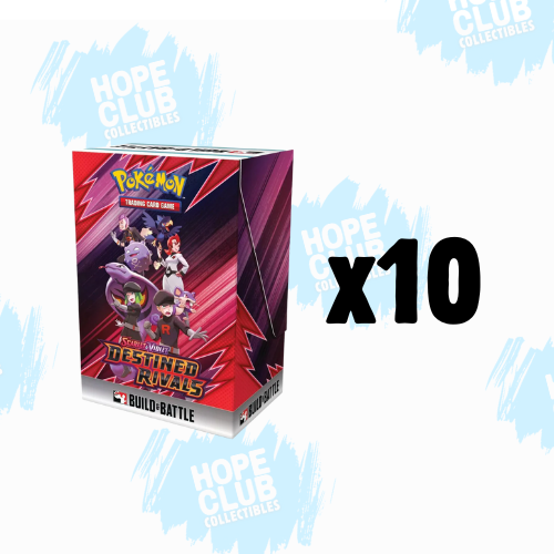 HCO EXCLUSIVE - Pokémon: Scarlet & Violet - Destined Rivals Build & Battle Box SEALED Display