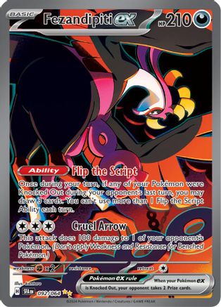 Fezandipiti ex 092/064 - Holofoil SV Shrouded Fable - Special Illustration Rare