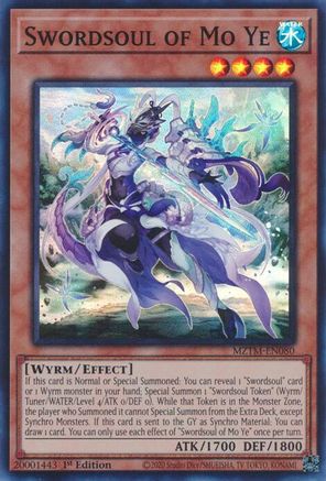 Swordsoul of Mo Ye (MZTM-EN080) - Maze of the Master 1st Edition
