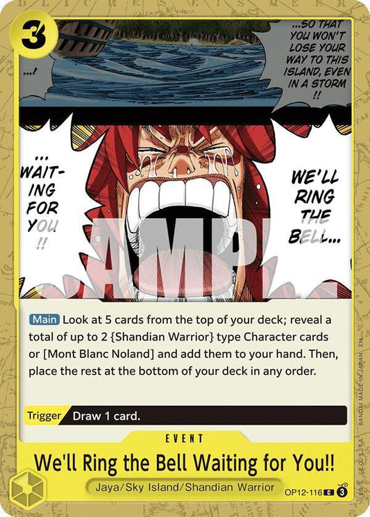 Legacy of the Master We'll Ring the Bell Waiting for You!! - OP12-116 - Legacy of the Master