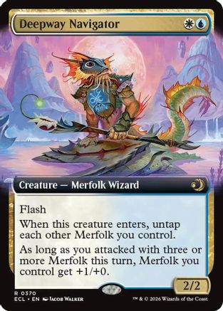 Deepway Navigator (Extended Art) (ECL-370) - Lorwyn Eclipsed