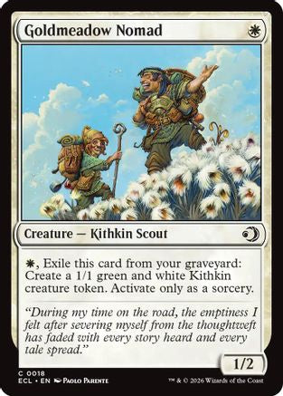 Goldmeadow Nomad (ECL-018) - Lorwyn Eclipsed Foil