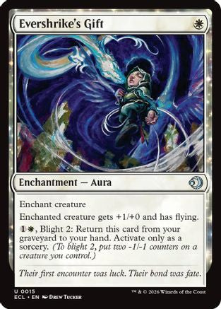 Evershrike's Gift (ECL-015) - Lorwyn Eclipsed Foil