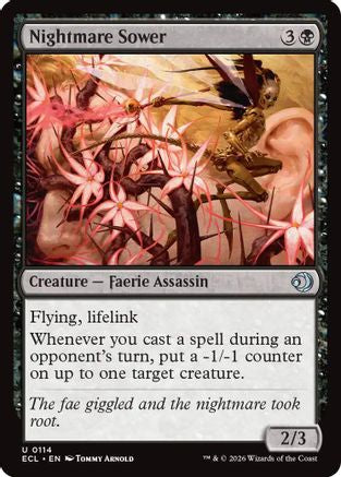 Nightmare Sower (ECL-114) - Lorwyn Eclipsed