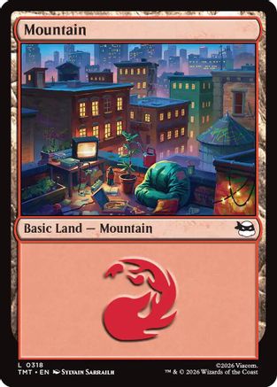 Mountain (0318) (TMT-318) - Teenage Mutant Ninja Turtles Foil