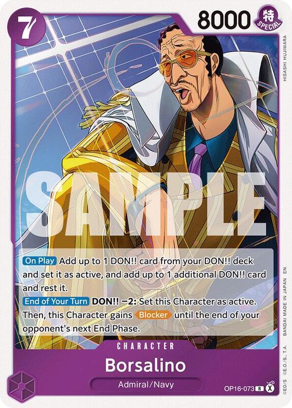 Borsalino - OP16-073 - R - The Time of Battle