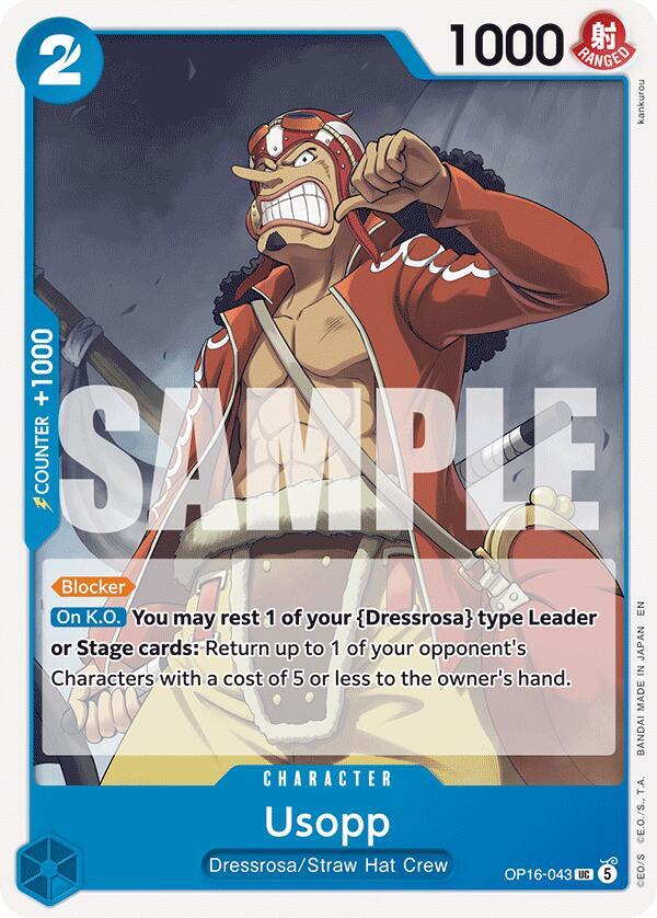 Usopp - OP16-043 - UC - The Time of Battle