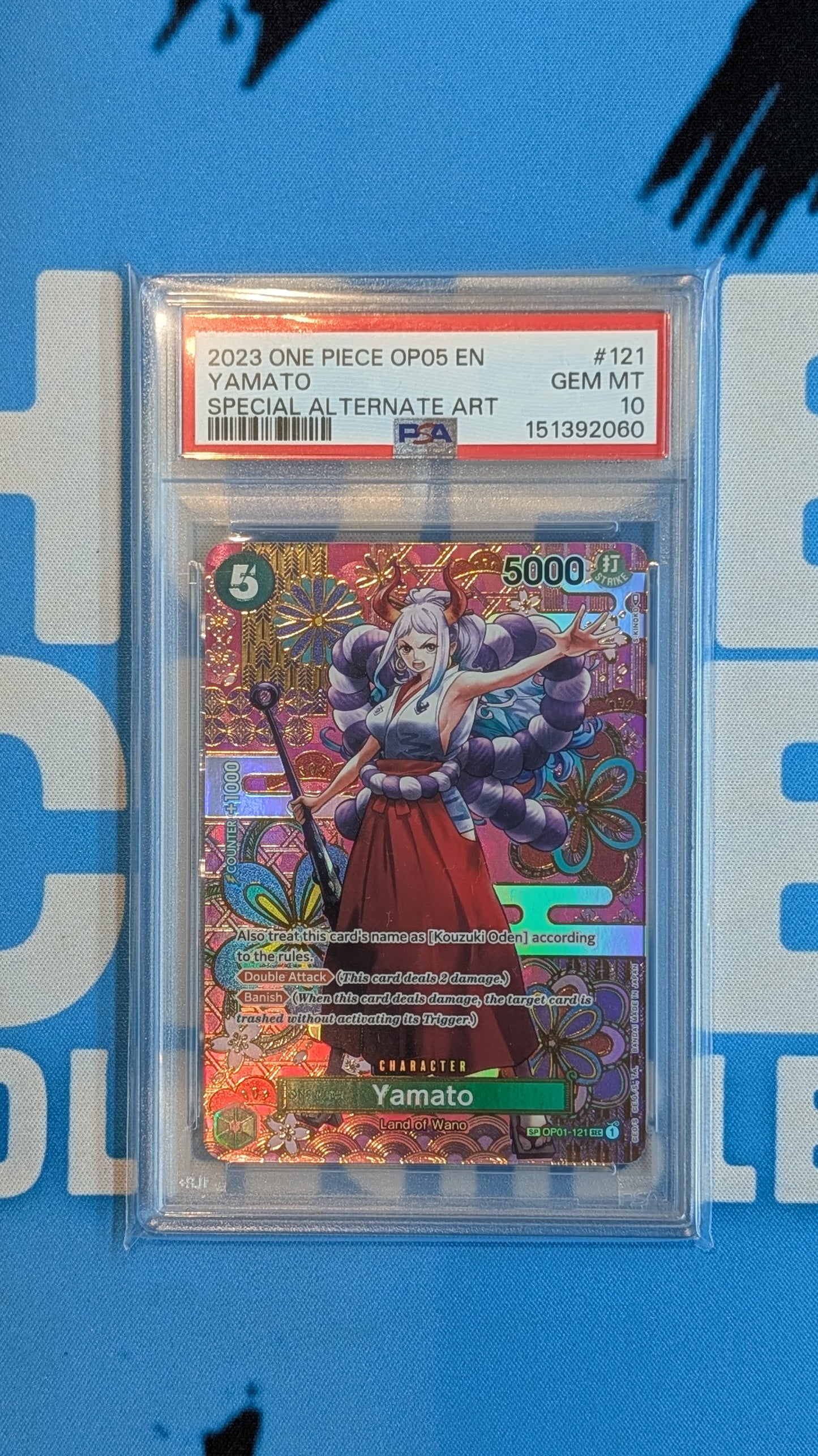 One Piece CG: PSA 10 Yamato #121