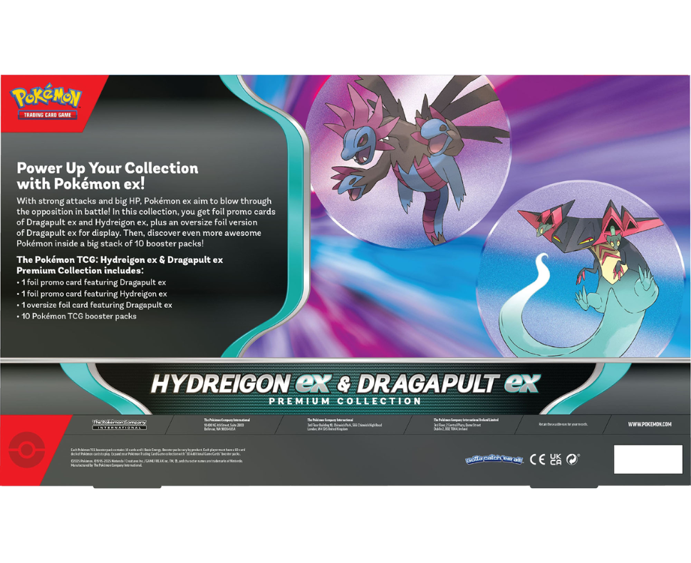 Pokémon: Hydreigon ex & Dragapult ex Premium Collection (Pre-order) - LIMITED 2 PER CUSTOMER