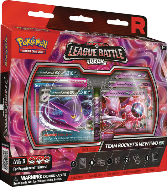 Pokemon: Team Rocket’s Mewtwo ex League Battle Deck (Pre Order)
