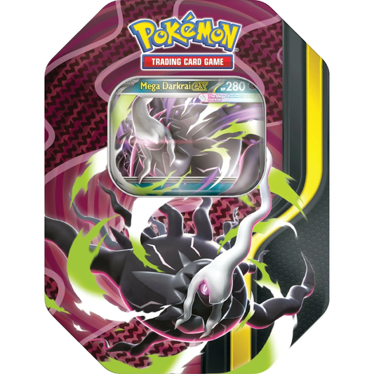 Pokémon: Mega Evolution Mega Forces Tin Mega Darkrai ex (Pre-order)