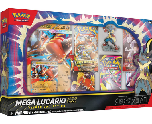 Pokémon: Mega Evolutions Mega Lucario ex Premium Figure Collection (Pre-order) - LIMITED 2 PER CUSTOMER