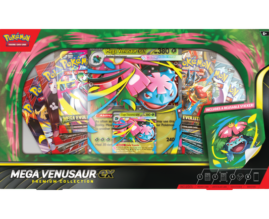 Pokémon: Mega Venasaur ex Premium Collection Box (Pre-order)