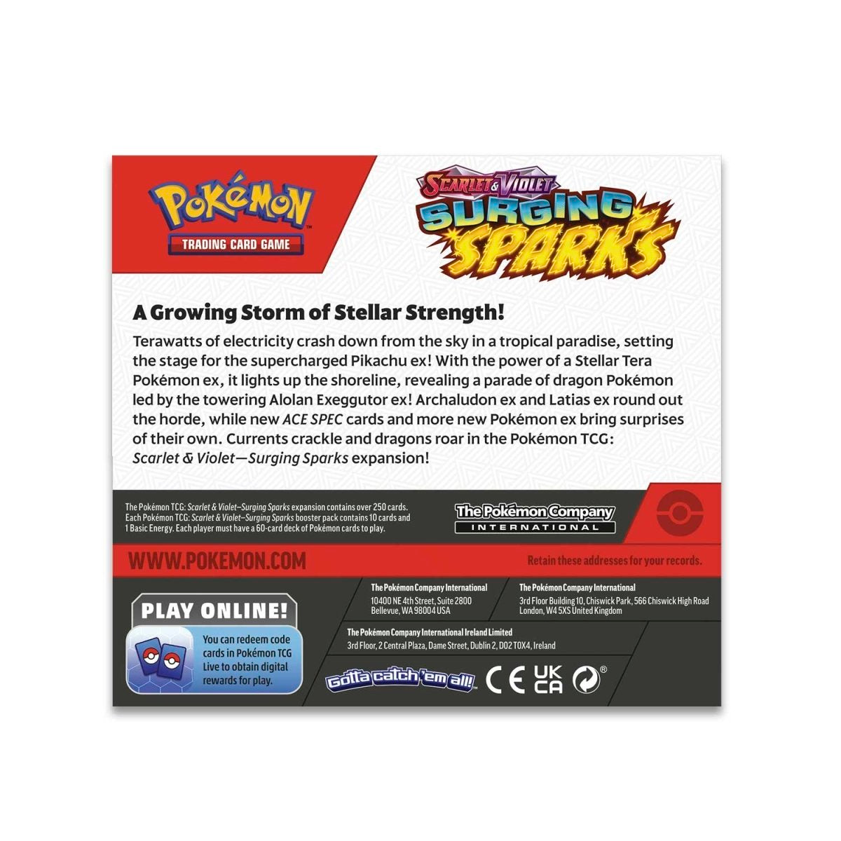 Pokemon: Scarlet & Violet - Surging Sparks Booster Box