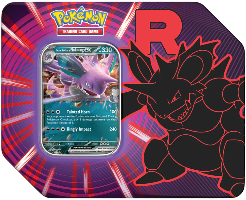 Pokémon: 2025 Team Rocket Tins (Pre-order)