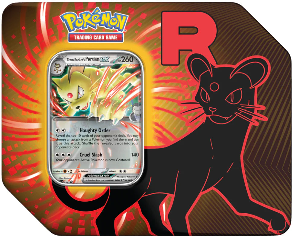 Pokémon: 2025 Team Rocket Tins (Pre-order)