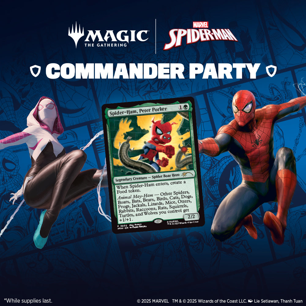 Magic: The Gathering Spider-Man Commander Party