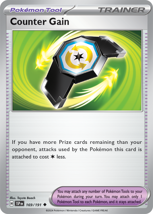 Counter Gain - 169/191 - Uncommon - Surging Sparks