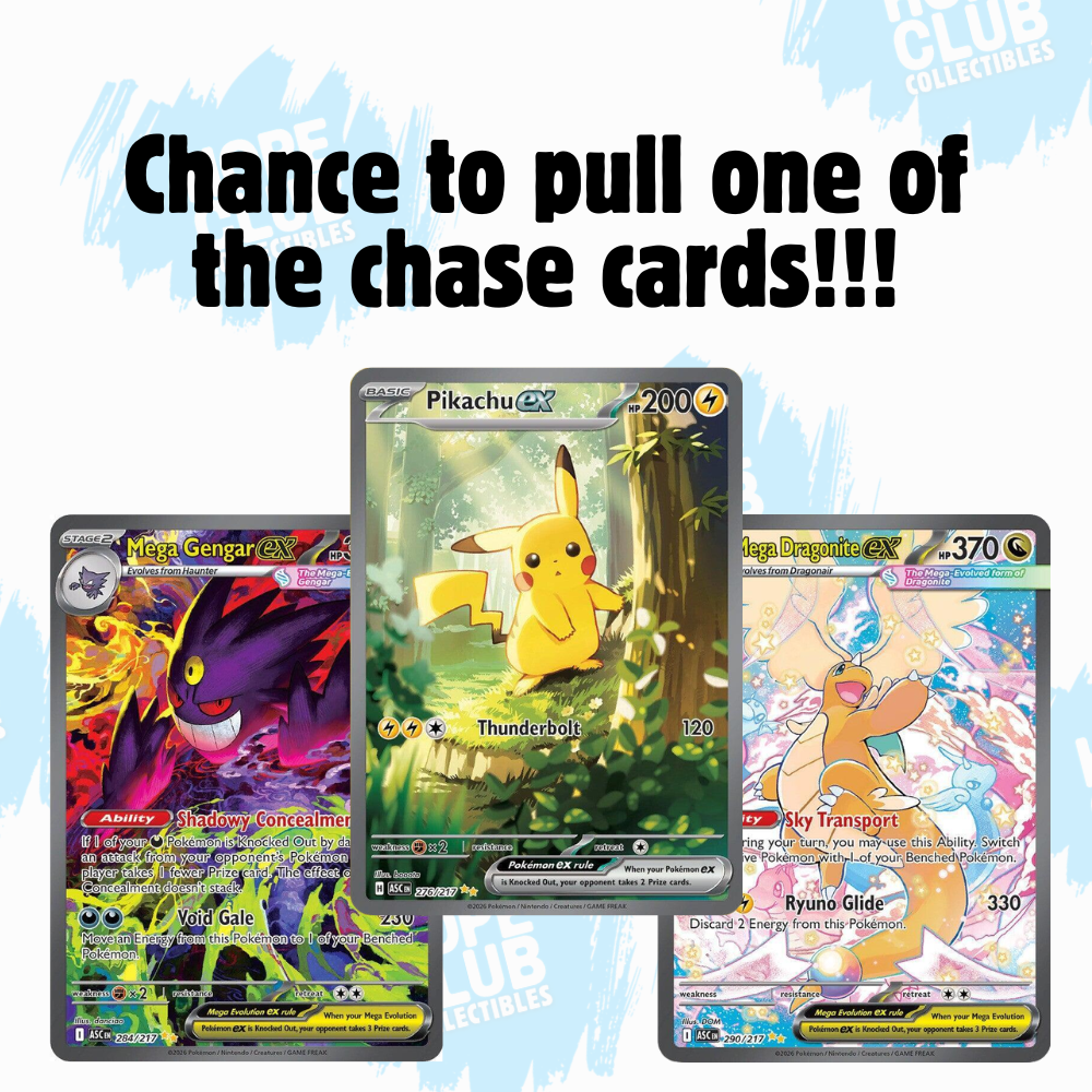 HCO LIMITED DEAL: Mega Evolutions Ascended Heroes 24 Booster Packs