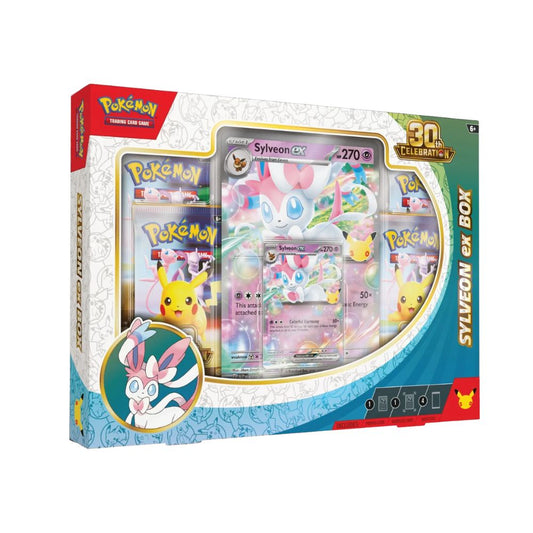 Pokémon: 30th Anniversary Celebrations Sylveon ex / Greninja ex Box - ONE AT RANDOM