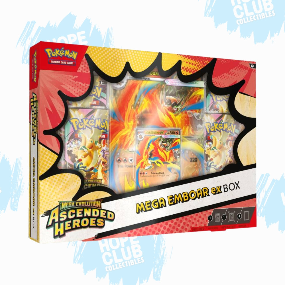 Pokémon: Mega Evolutions Ascended Heroes Mega Emboar ex Box (Pre-order)