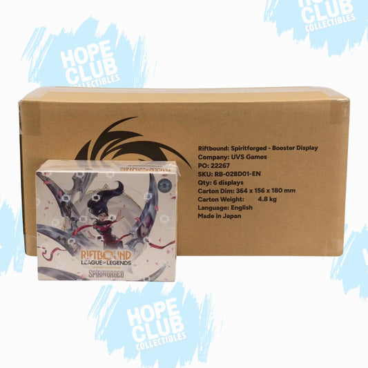 HCO EXLCUSIVE: SEALED CASE Riftbound Set 02 Spiritforged Booster Box