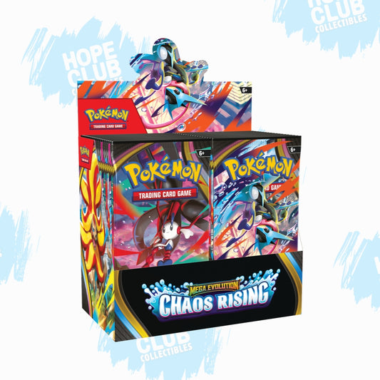 Pokémon: Mega Evolutions Chaos Rising Booster Box (Pre-order)