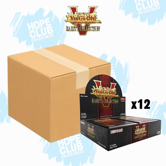 HCO EXCLUSIVE - SEALED Case YGO Rarity Collection 5 1st Edition Booster Box (Pre-order)