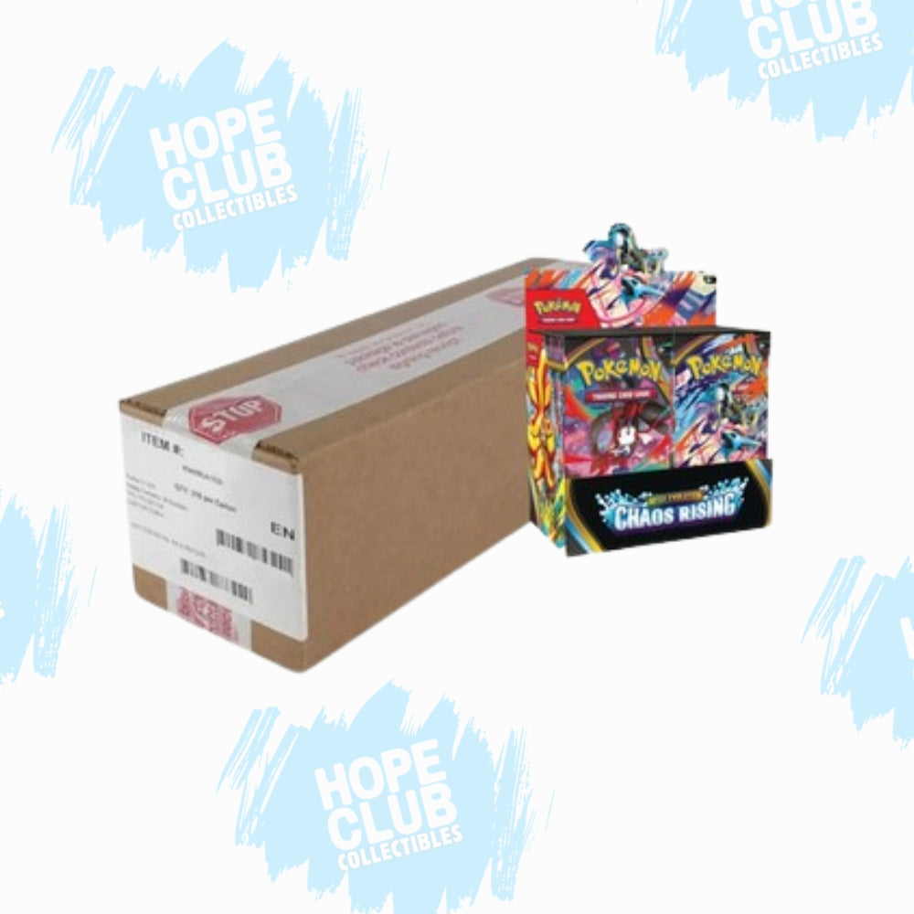 HCO LIMITED: SEALED CASE Mega Evolutions Chaos Rising Booster Box