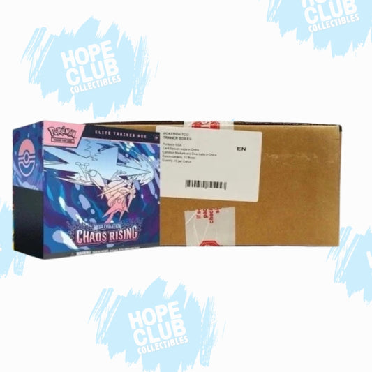HCO LIMITED: SEALED CASE Mega Evolutions Chaos Rising Elite Trainer Box