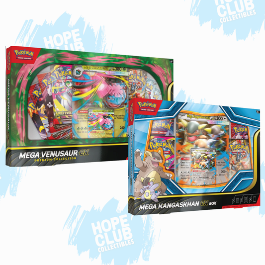 HCO LIMITED BUNDLE: Mega Venasaur ex Premium Collection Box + Mega Kangaskhan ex Box (Pre-order)
