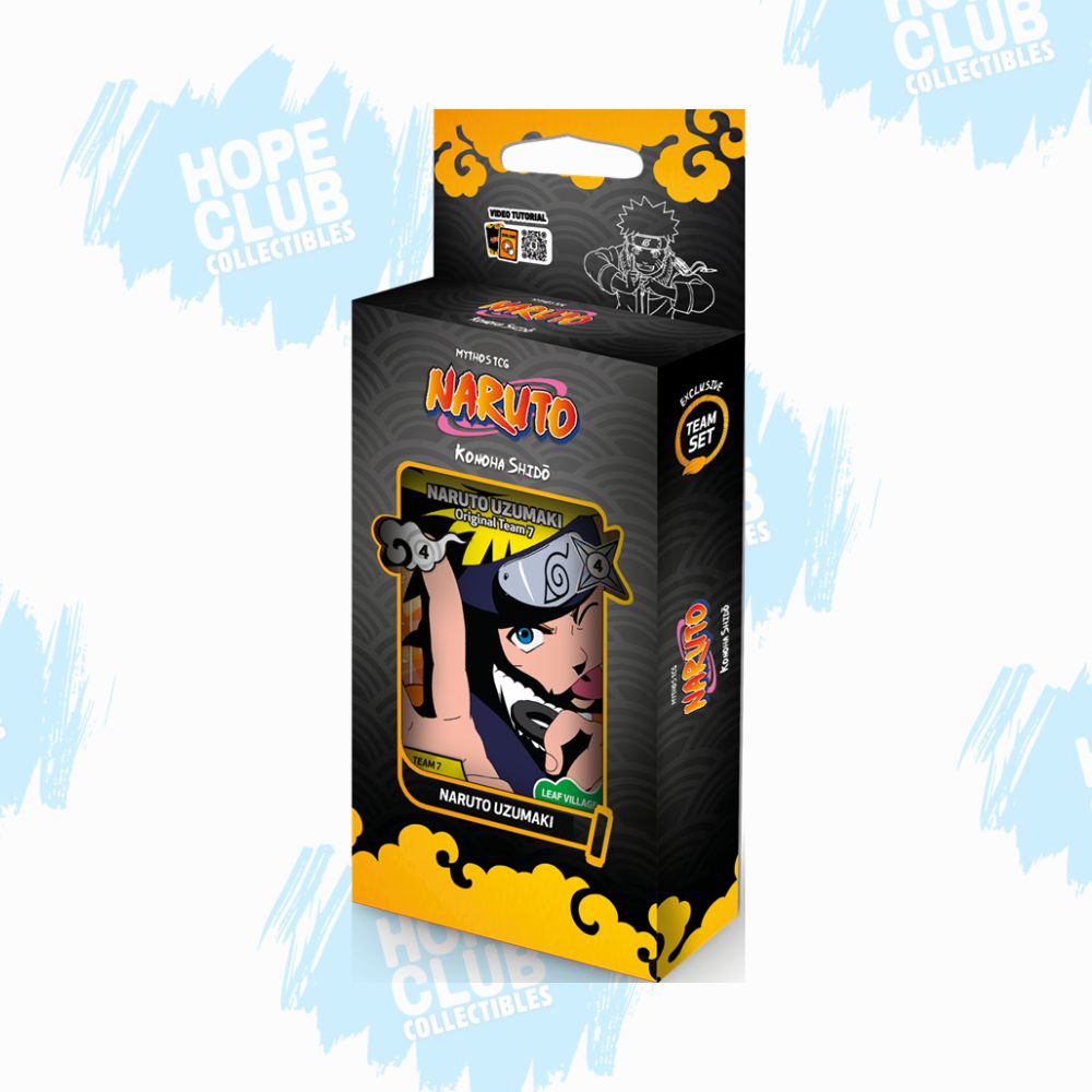 Naruto Mythos CG: Set 1 Konoha Shido 2nd Edition Team Set (Pre-order)