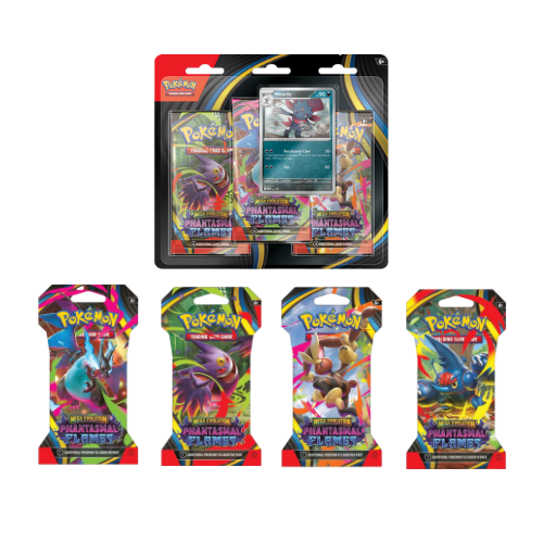 PRE-ORDER BUNDLE Phantasmal Flames 3-pack Blister & 4 Phanasmal Flames Sleeved Booster Pack (Art Set) - LIMITED ONE PER CUSTOMER