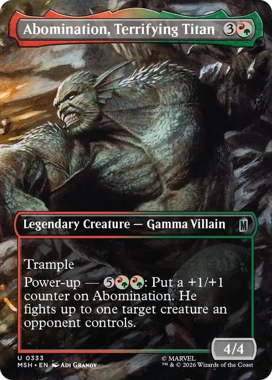 Abomination, Terrifying Titan