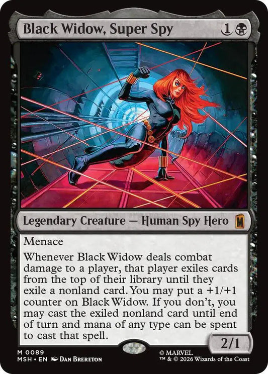 Black Widow, Super Spy