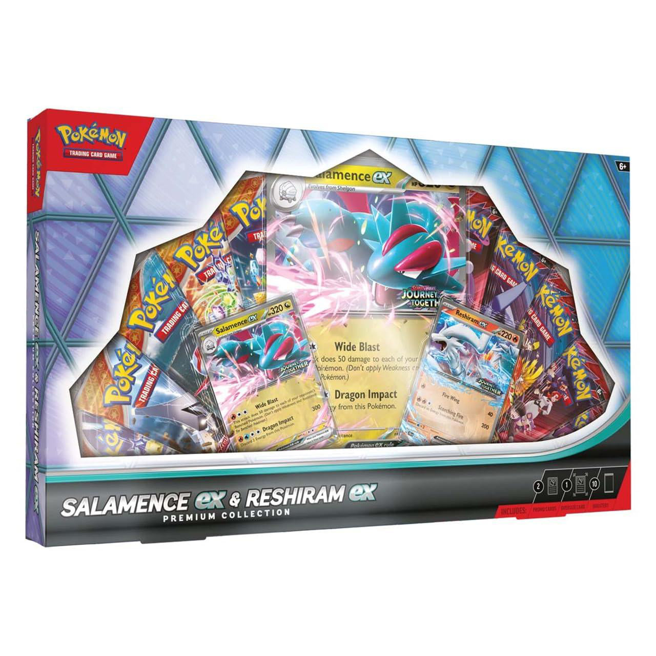 Pokémon: Salamence ex & Reshiram ex Premium Collection Box