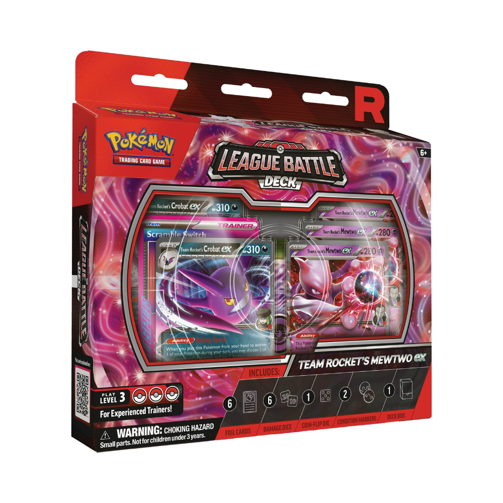 Pokémon: Team Rocket’s Mewtwo ex League Battle Deck