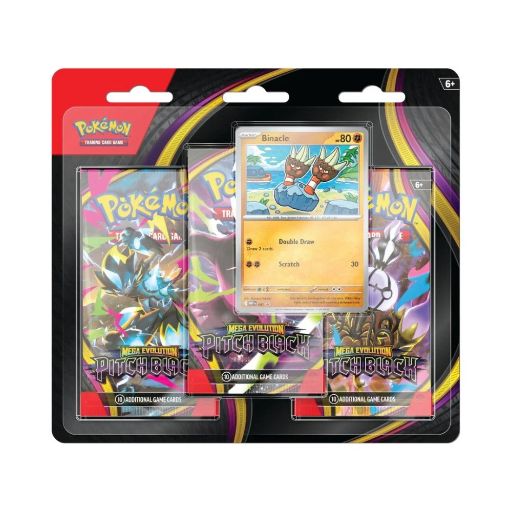 Pokémon: Mega Evolutions Pitch Black 3-pack Blister