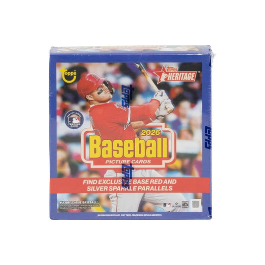 2026 Topps Heritage MLB Baseball Mega Box