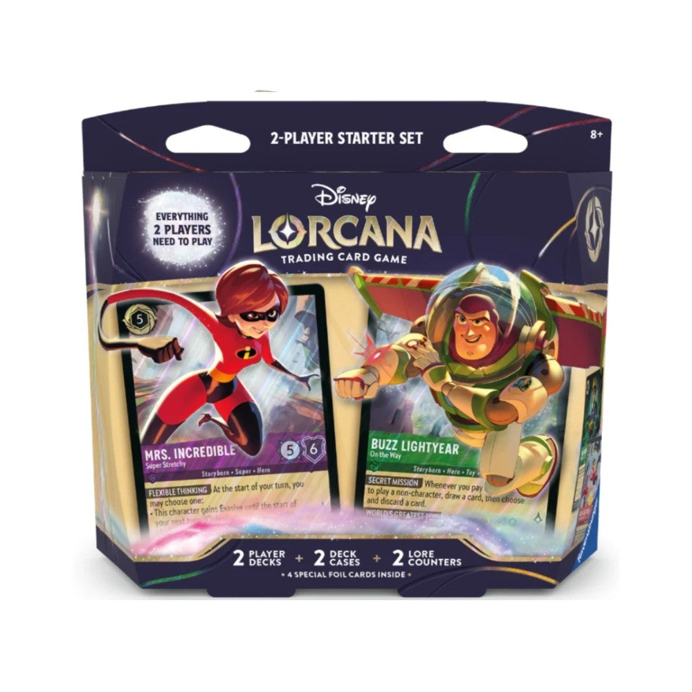Disney Lorcana: Two-Player Starter Set - Elastigirl & Buzz Lightyear