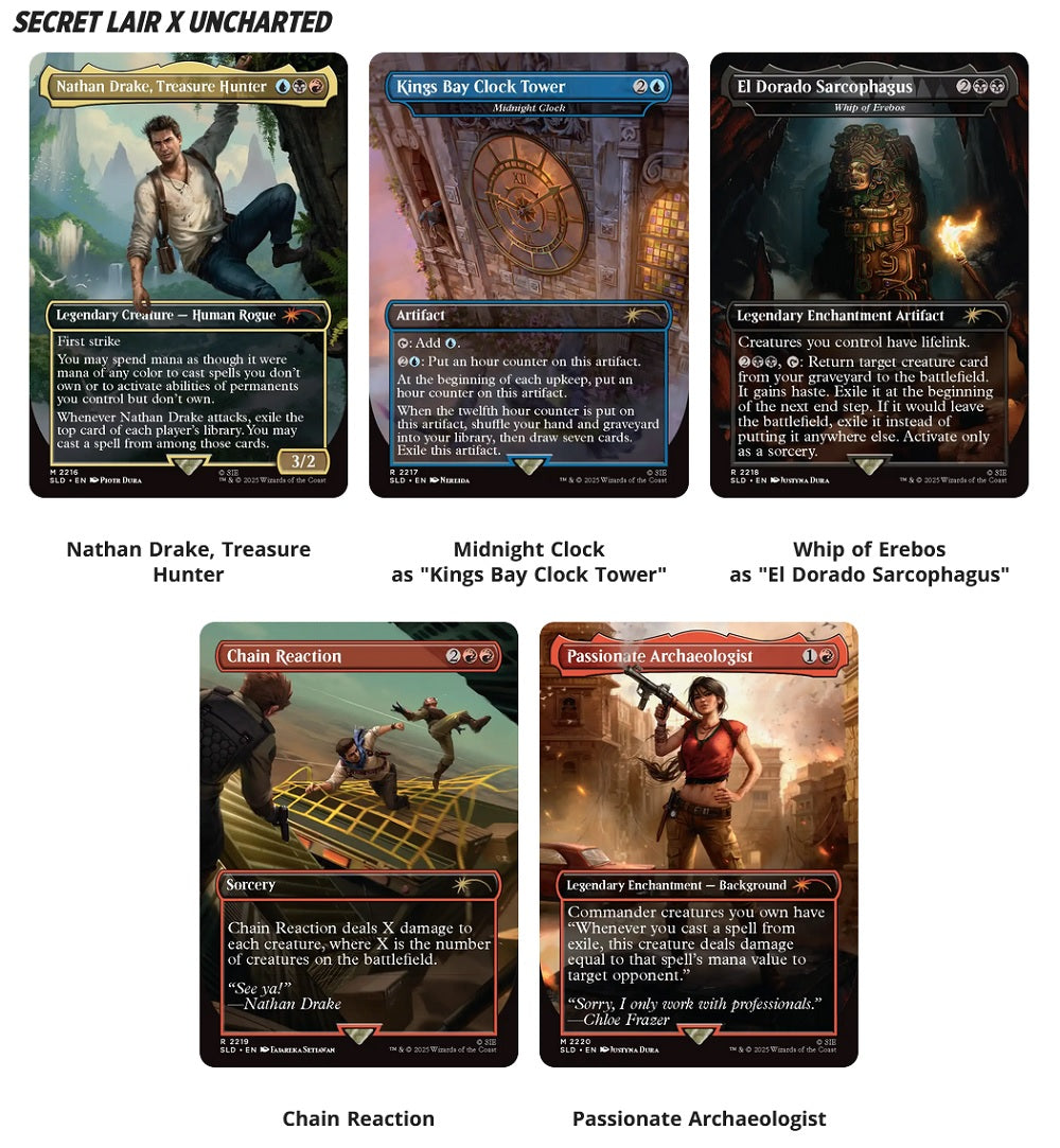 MTG: Secret Lair x Uncharted: Saga of Thieves - NON-FOIL
