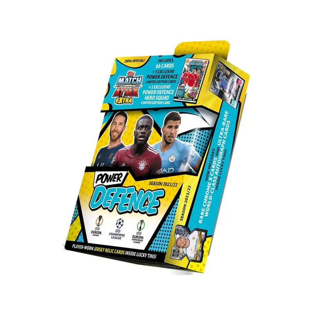 2021 - 22 Topps UEFA Match Attax Extra Power Defence Mega Tin