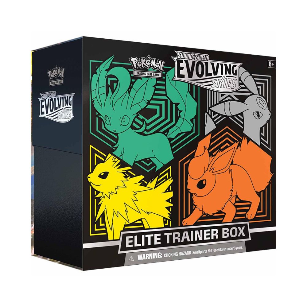 Pokémon: Sword & Shield Evolving Skies Elite Trainer Box - Umbreon, Flareon, Jolteon, and Leafeon