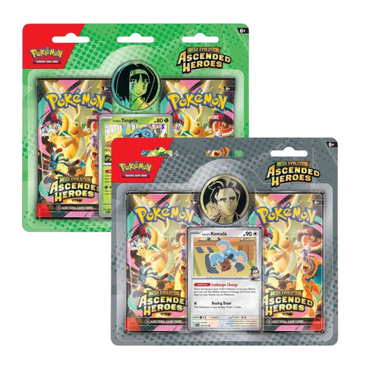 Pokémon: Mega Evolution Ascended Heroes 2-Pack Blister - ONE AT RANDOM