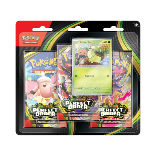 Pokémon: Mega Evolutions Perfect Order 3-pack Blister